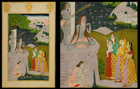 Ragamala painting (ragini deva-gandhara)